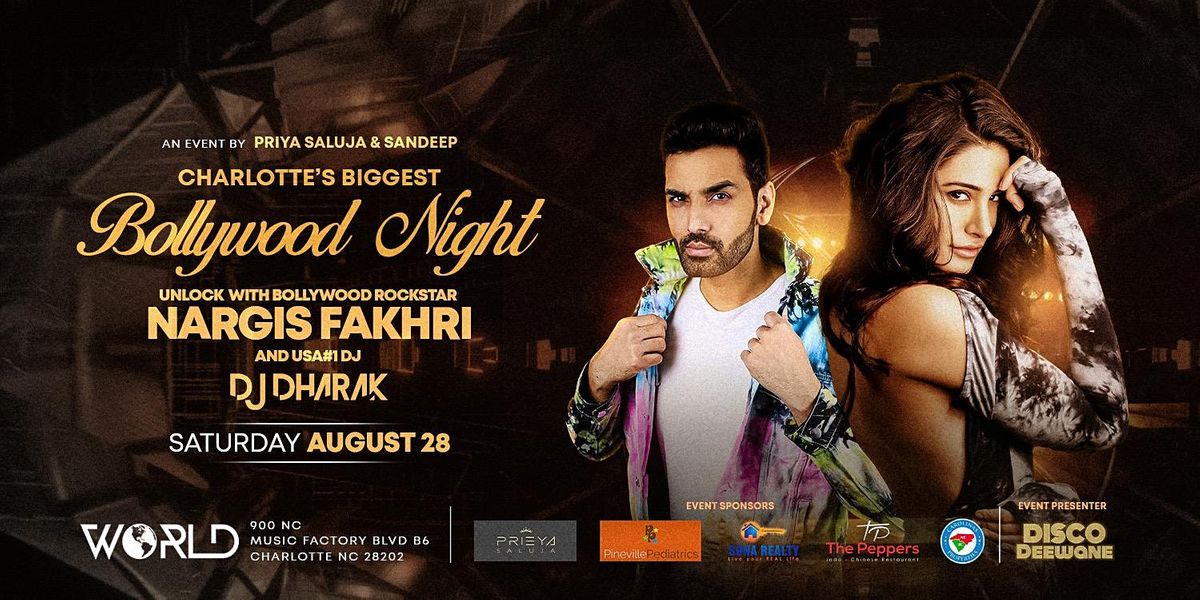 Bollywood Night With Bollywood Actress & Model Nargis Fakhri and DJ Dharak