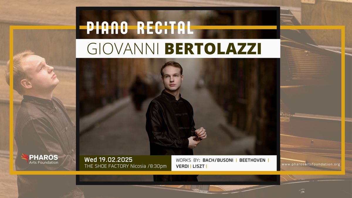 PIANO RECITAL: GIOVANNI BERTOLAZZI 