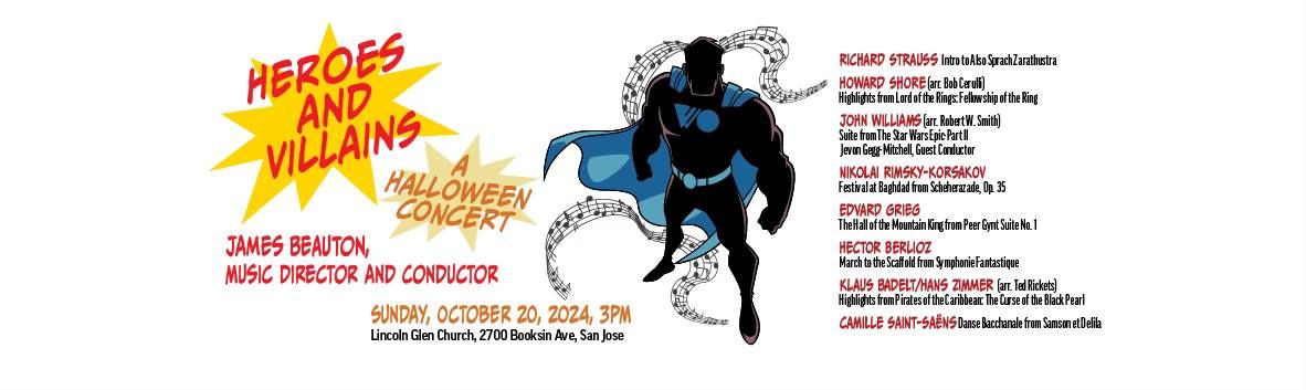 Heroes and Villains - A Halloween Concert