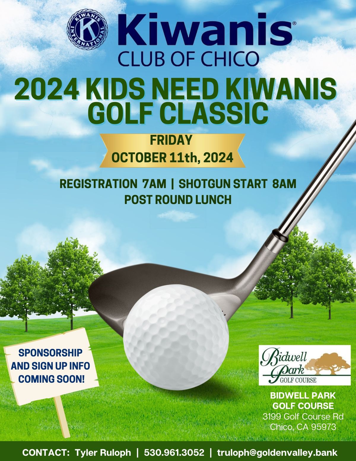 SAVE THE DATE: Kids Need Kiwanis Golf Tourney