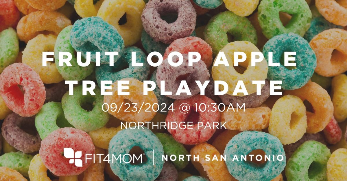 FREE PLAYGROUP | FRUIT LOOP APPLE TREE CRAFT