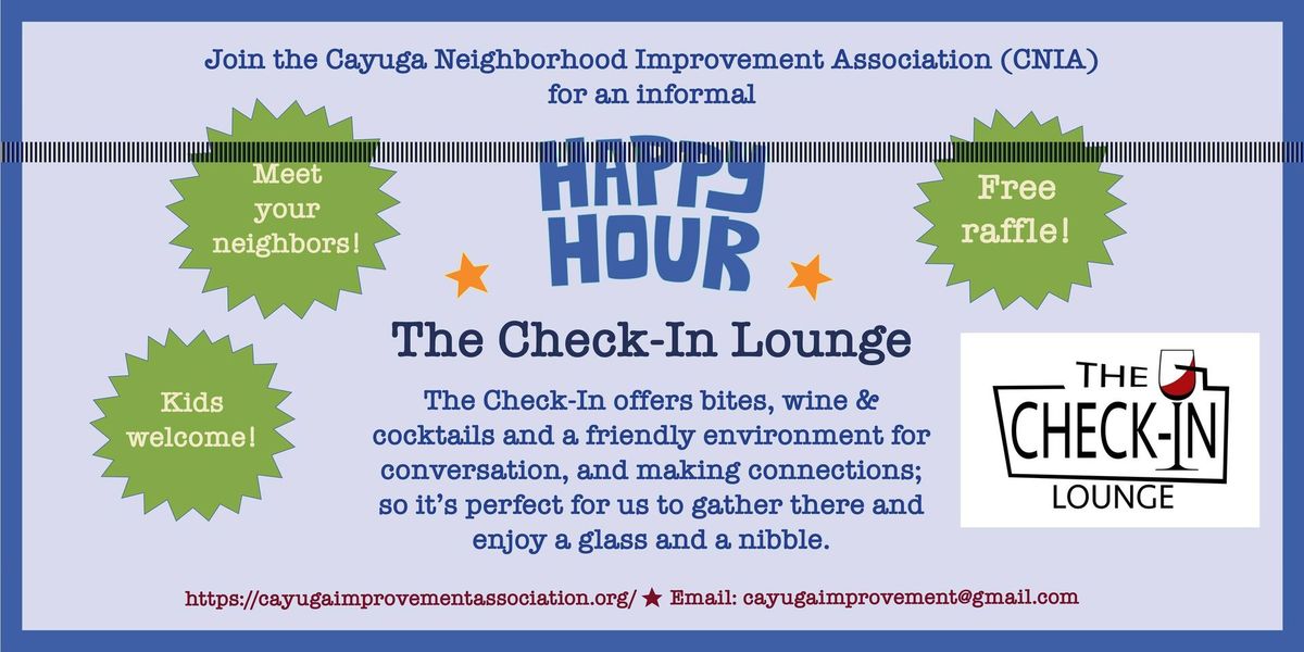 CNIA happy hour at The Check-In Lounge