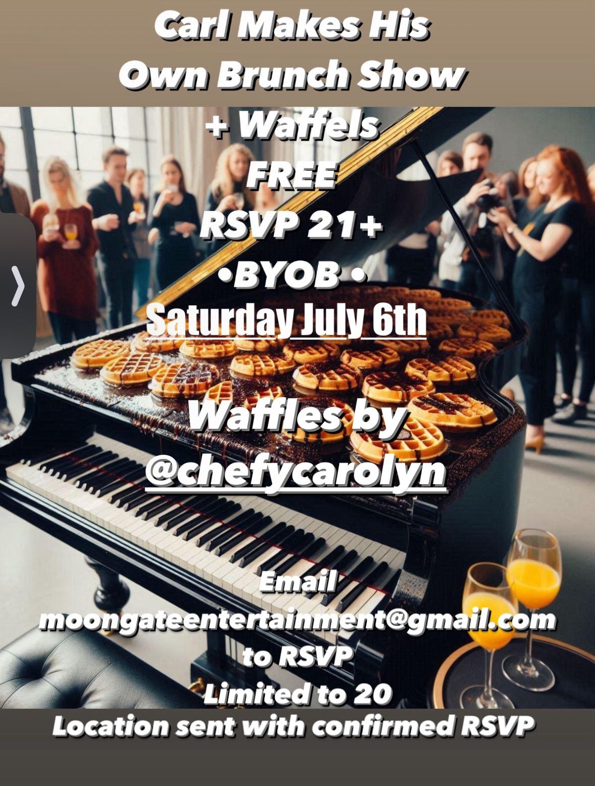 Carl Makes His Own Brunch Show - With Waffles - RSVP