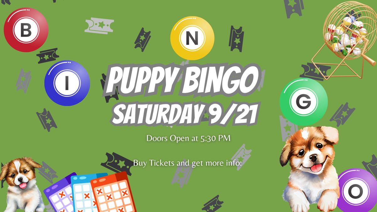 Puppy Bingo Fundraiser