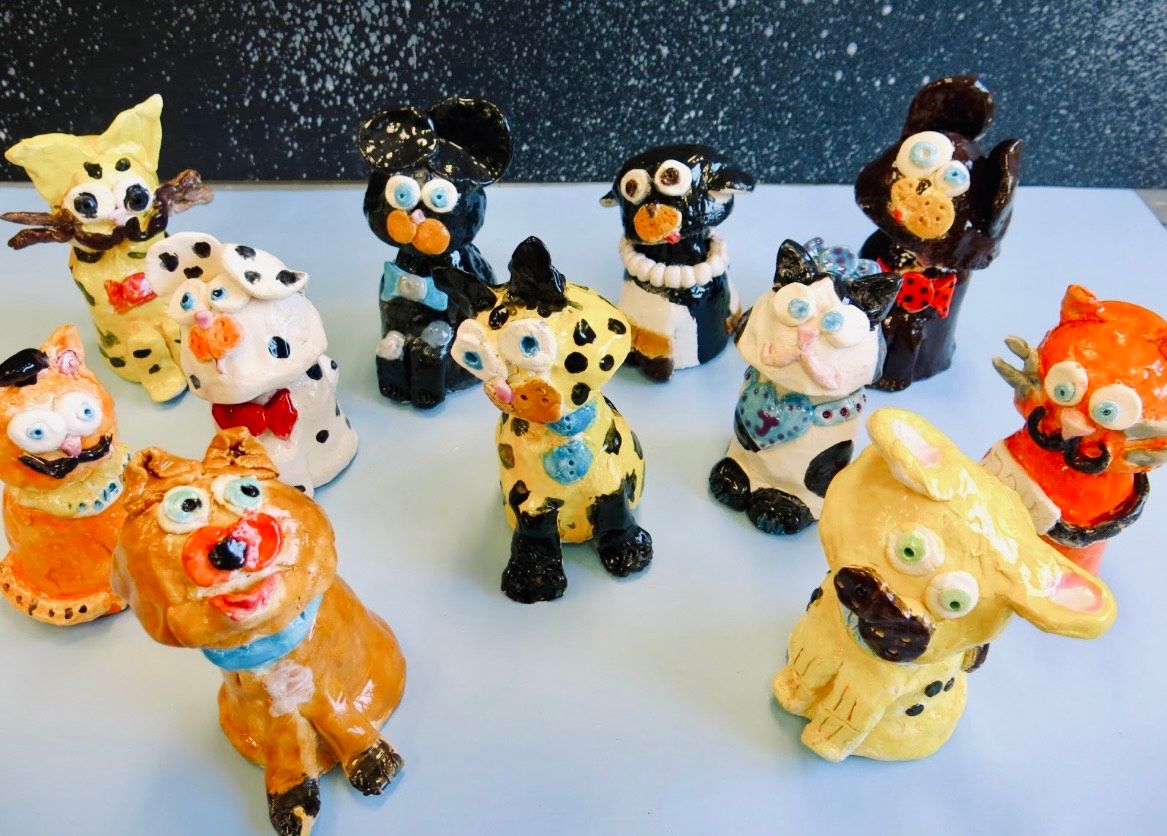 Families Make an Animal Bobble Head Workshop- 1.5 hours-One Day