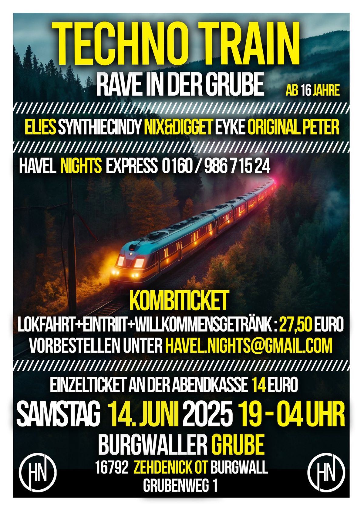 Techno Train- Rave in der Grube 