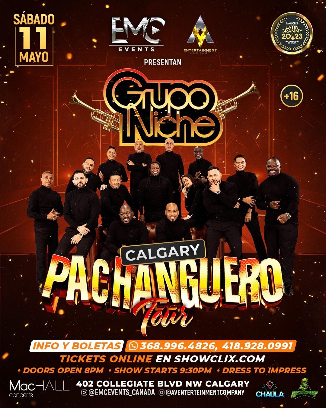 Grupo Niche at The Palace Theatre Calgary