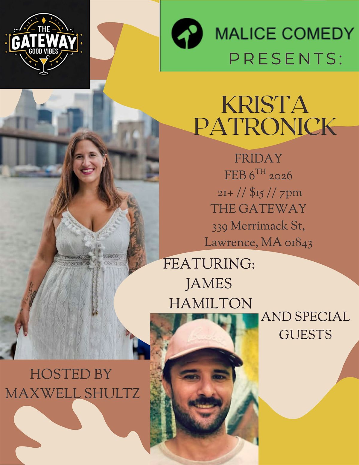 COMEDIAN KRISTA PATRONICK LIVE AT THE GATEWAY