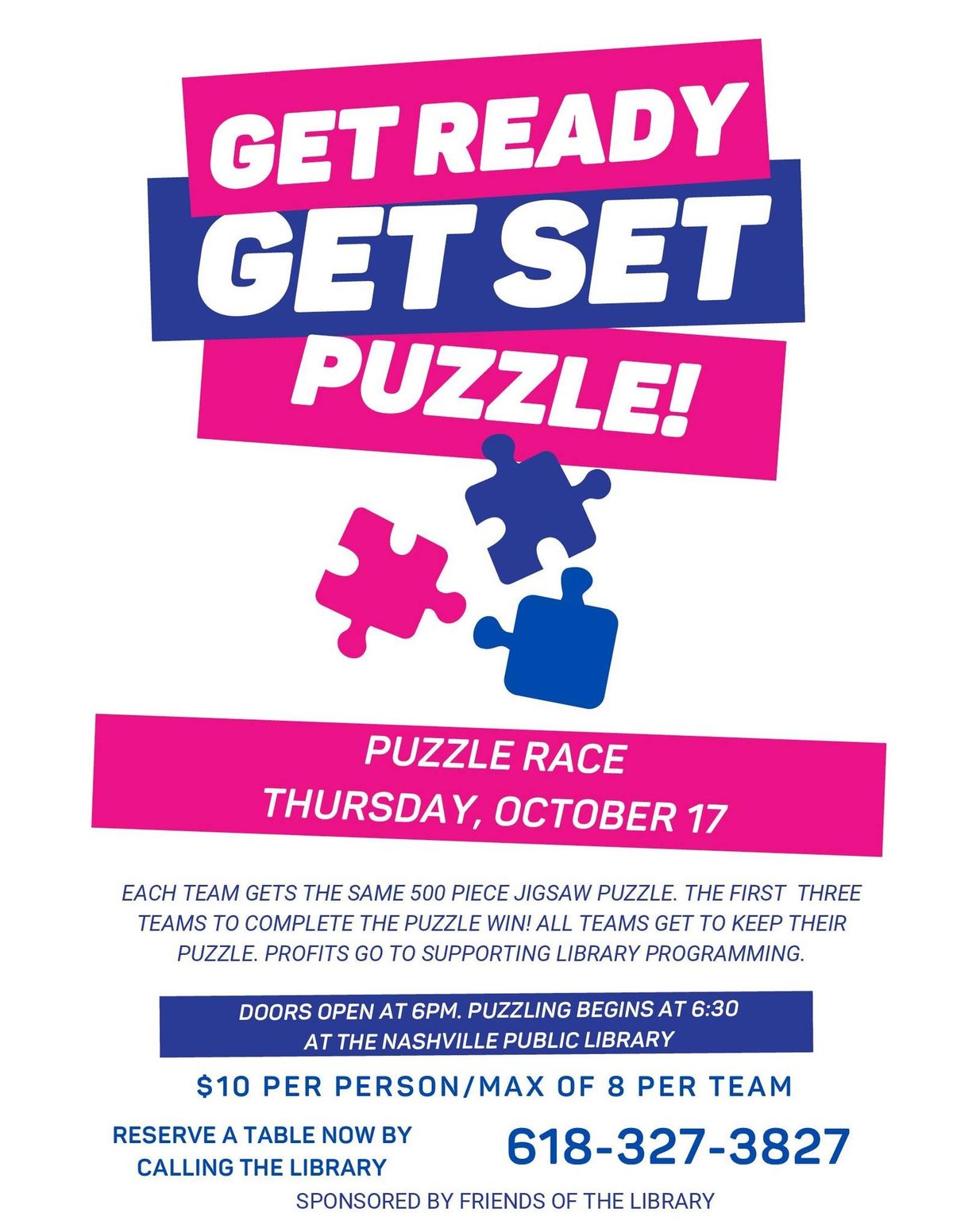 Puzzle Race Fundraiser