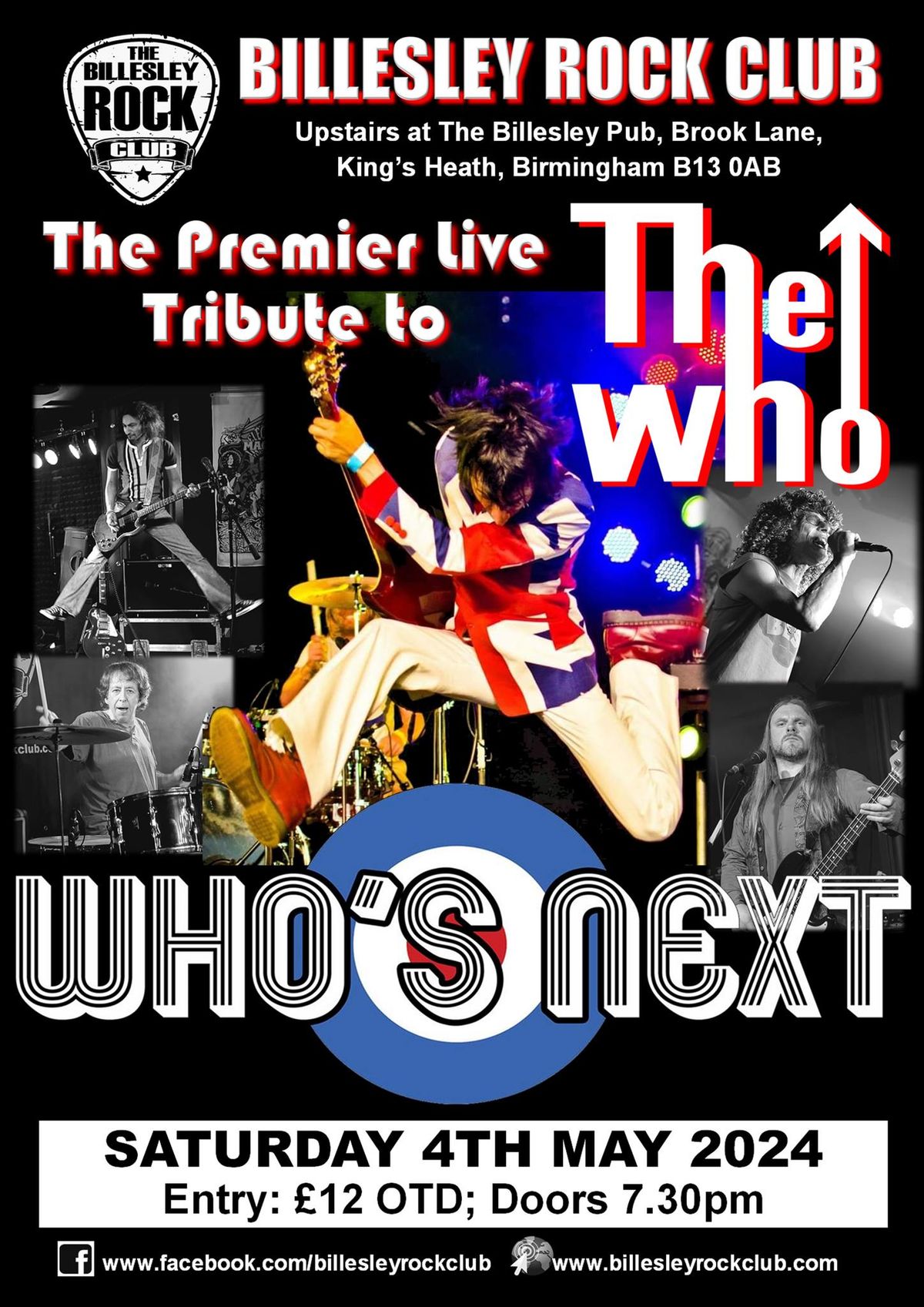 Who's Next - The Premier Tribute to The Who - \u00a312 OTD