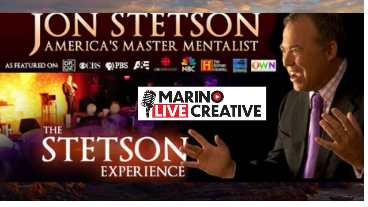 Mentalist\/Mindreader JON STETSON Live at Goodnight Johnnys's