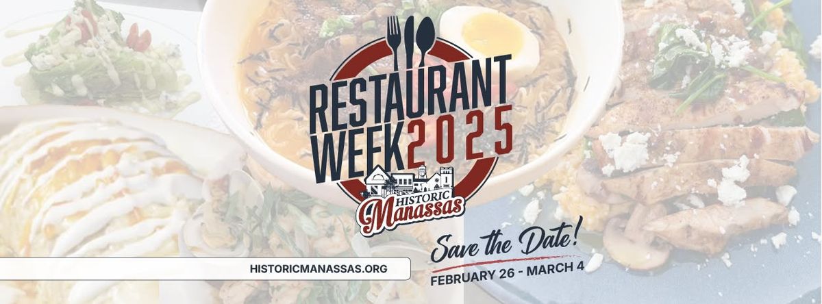 Restaurant Week 2025 in Historic Downtown Manassas