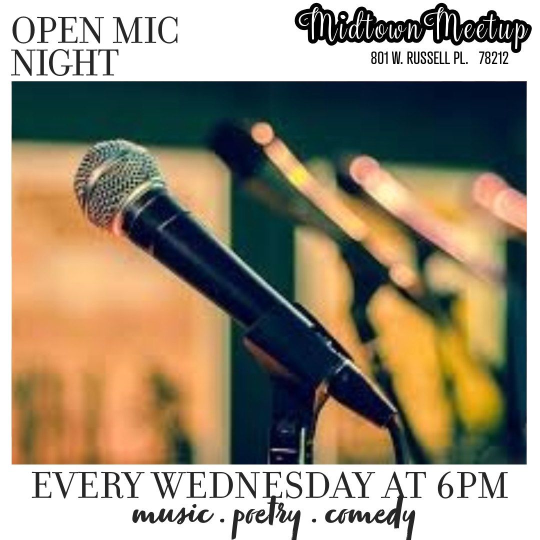 Open Mic with host Greg Bourbonnais