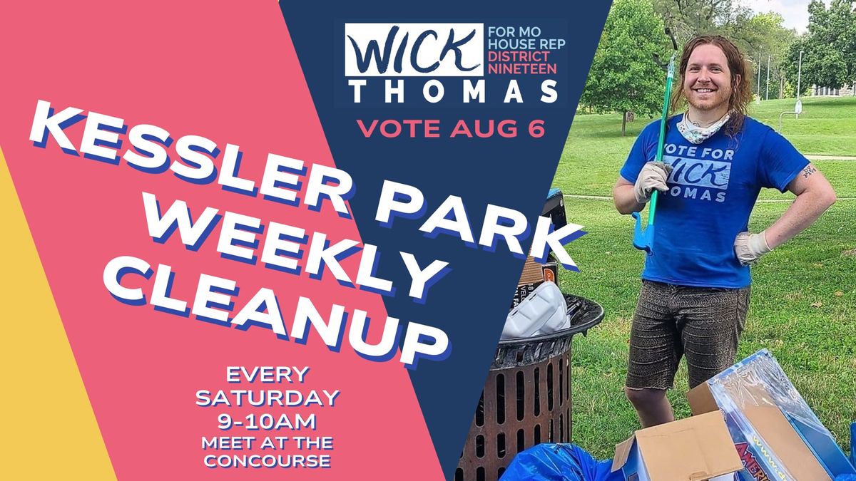 Kessler Park Concourse weekly cleanup