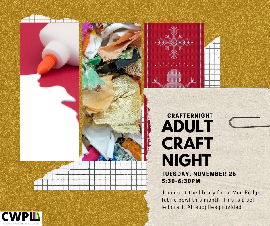 Crafternight - Adult Craft Night