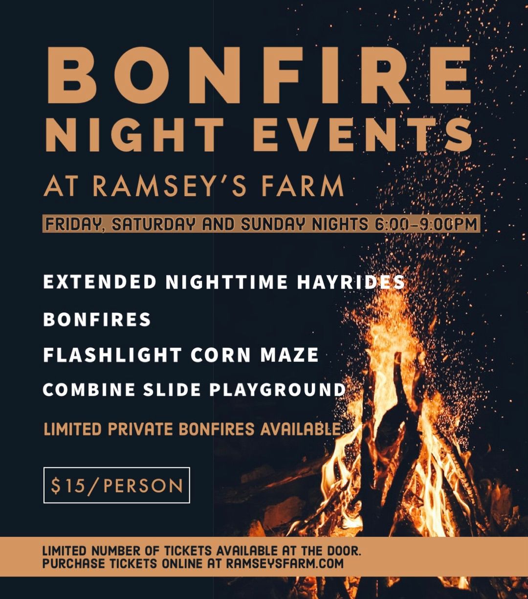 Bonfire Night Event at Ramsey\u2019s Farm \ud83d\udd25