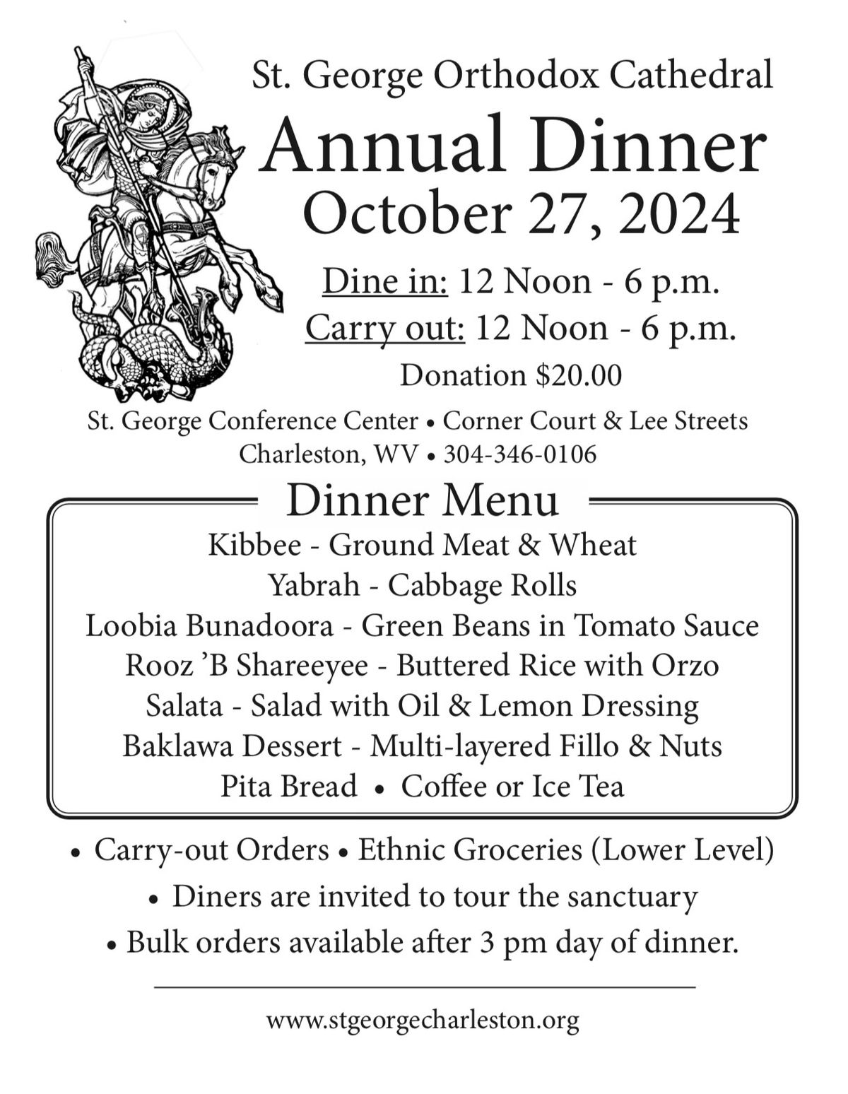 St. George Annual Dinner