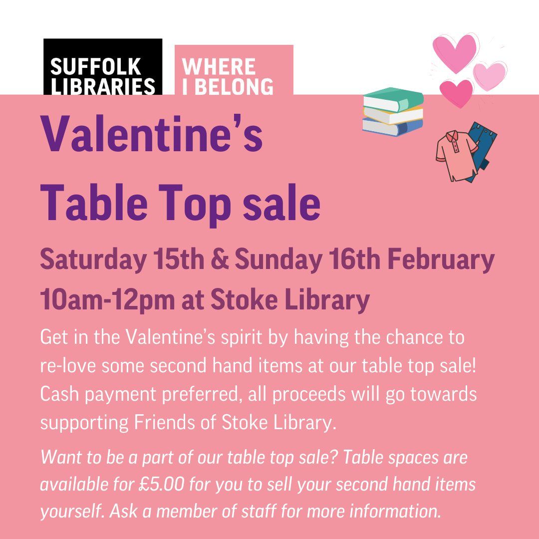 Valentine's Table Top Sale