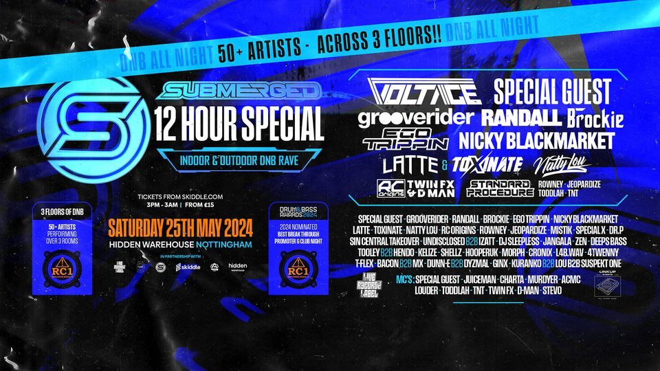 Submerged Presents The 12 Hr Indoor\/Outdoor Rave