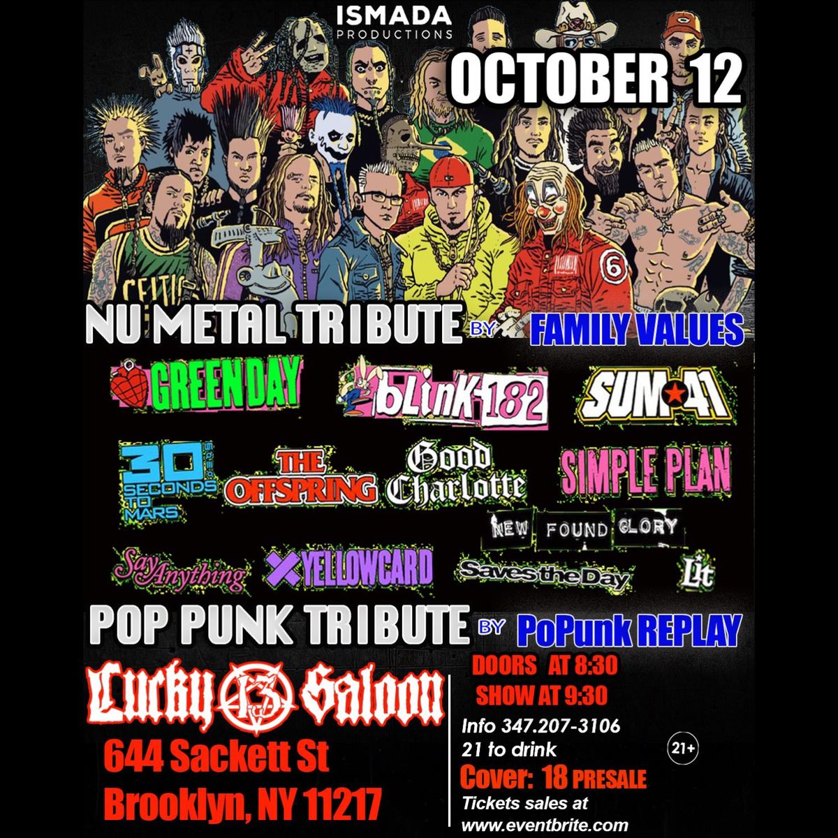 Nu metal & Pop Punk tribute