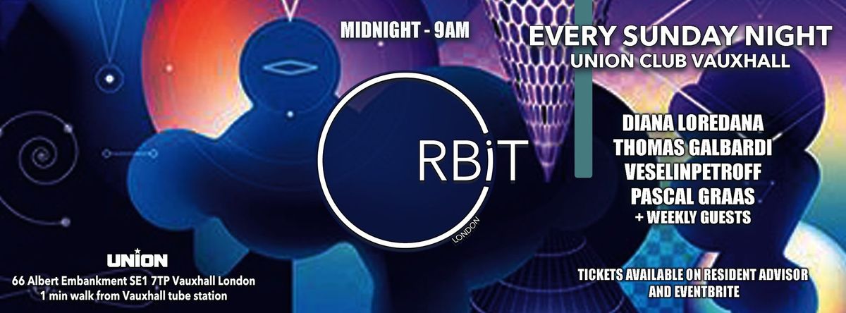 Orbit Sunday night \/ Monday morning Afterhours