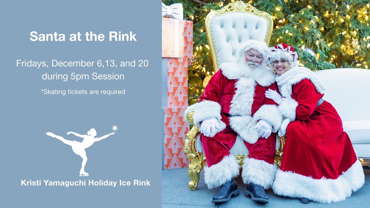 Visits with Santa at the Rink