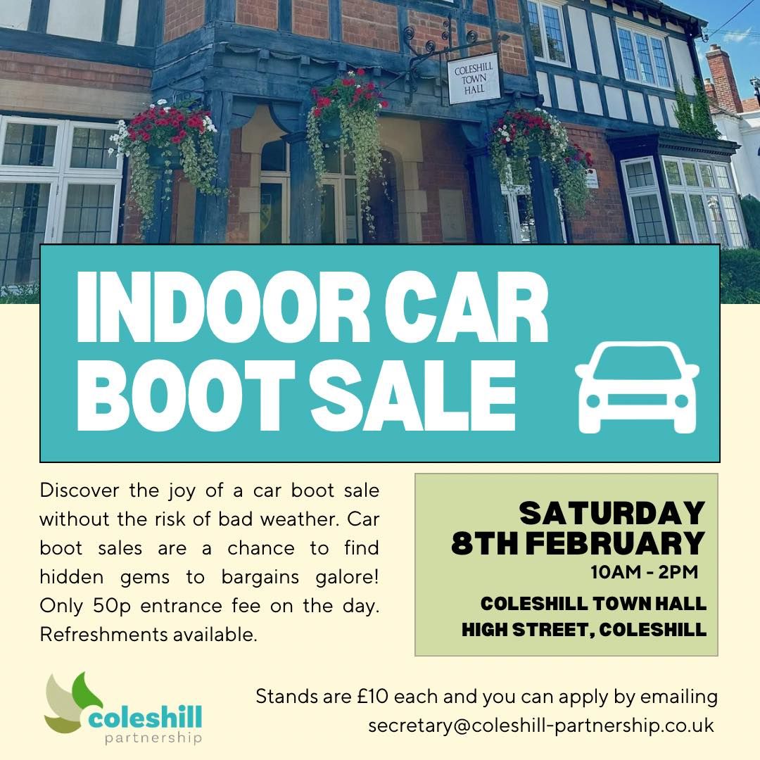 Coleshill Indoor Car Boot Sale