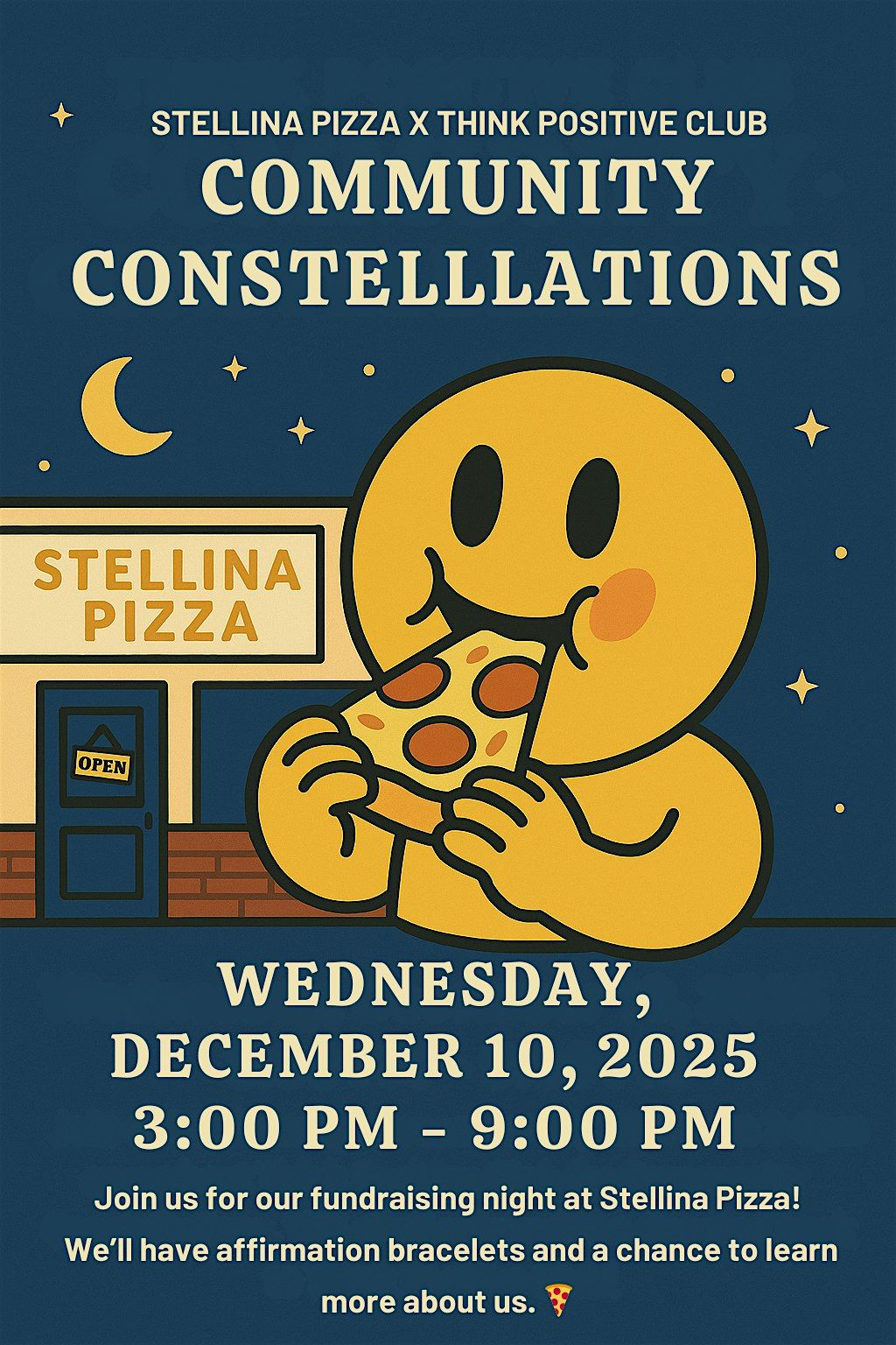 Community Constellations: Fundraising Night at Stellina Pizza