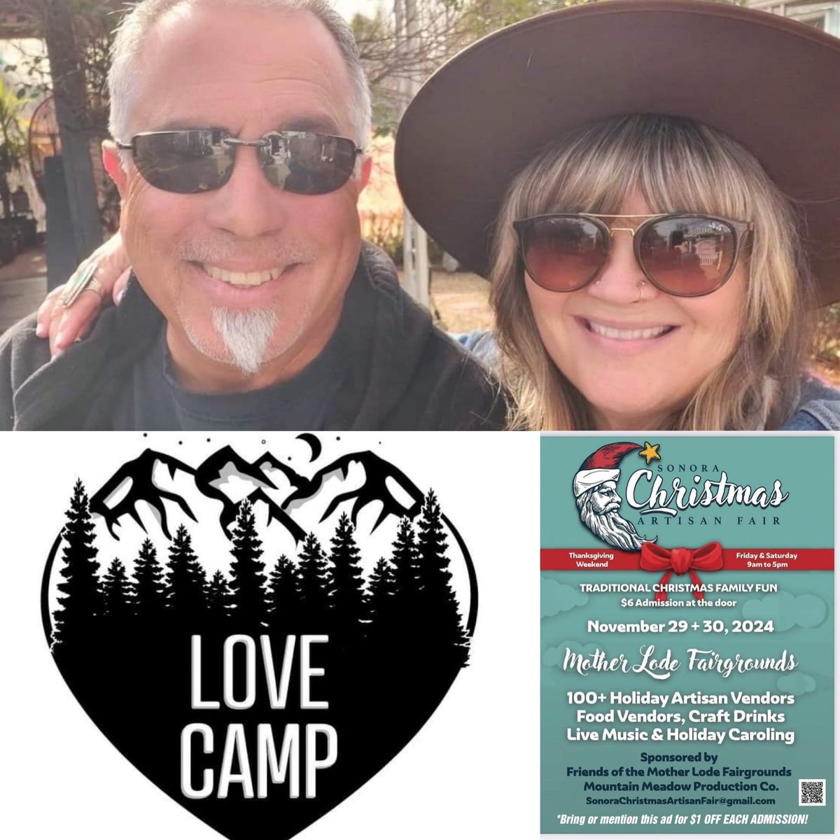 Love Camp at Sonora Christmas Artisan Fair