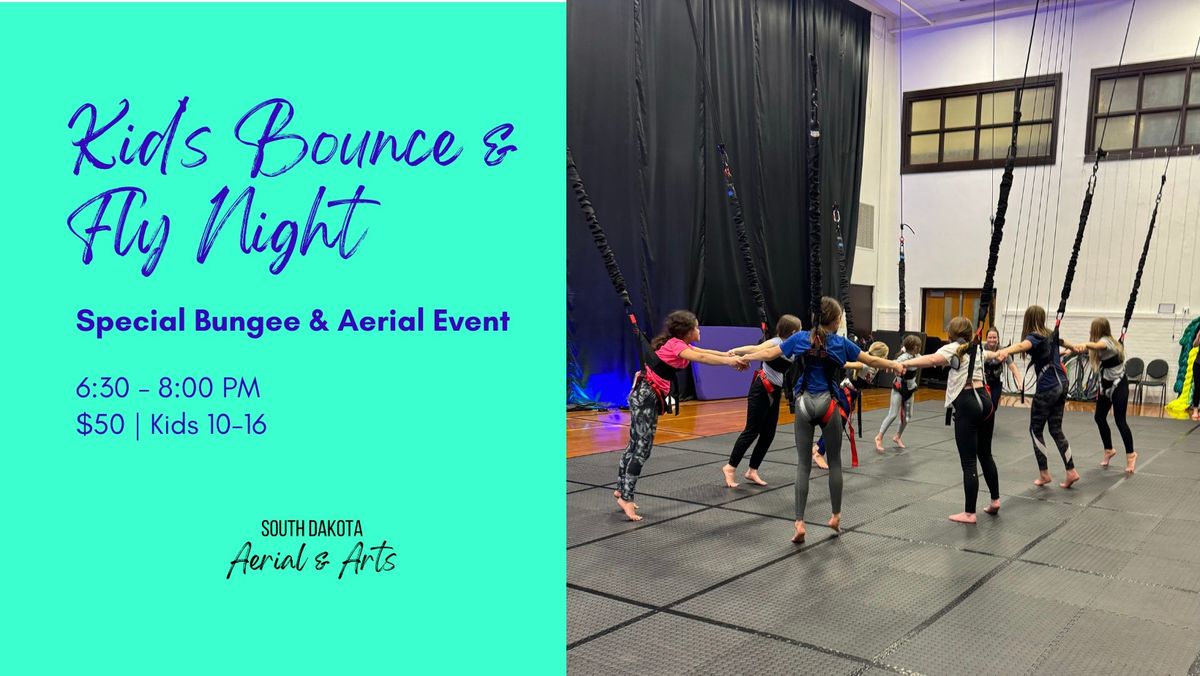 Kids Bounce & Fly Night | Special Bungee & Aerial Event (Ages 10-16)