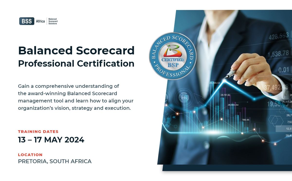 Balanced Scorecard Professional Certification | 13 \u2013 17 May 2024 | Pretoria, South Africa