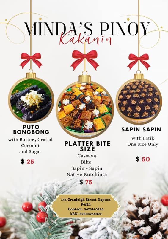 Minda's Pinoy Kakanin Christmas Pre-Order