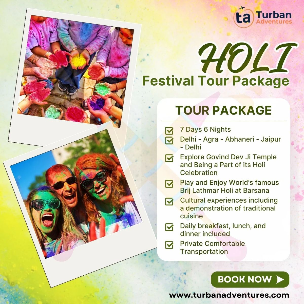 Holi Tour 2025