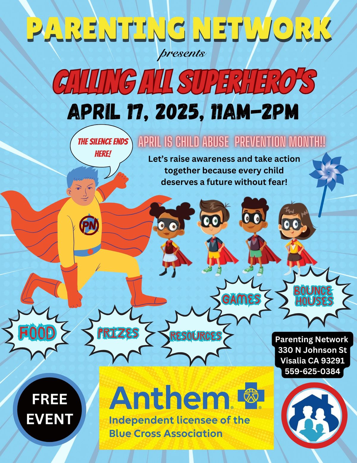 Calling All Super Heroes Event!