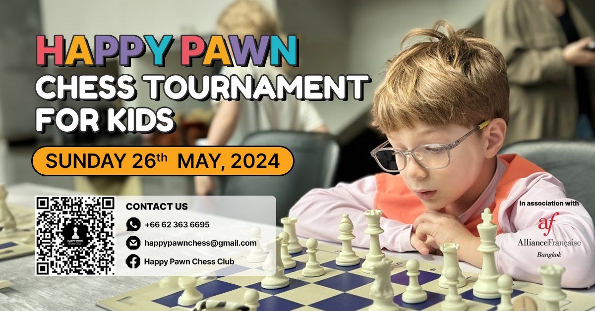 Happy Pawn 22nd Chess Tournament for kids