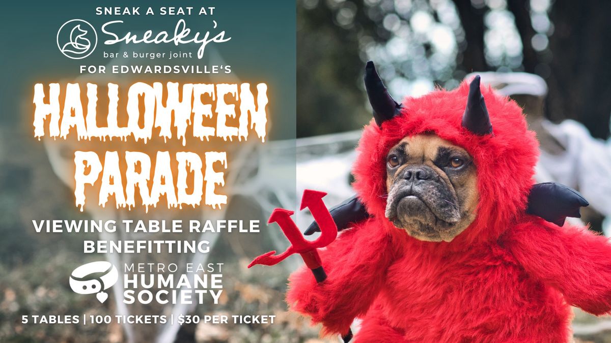 Sneaky's Spooky Spectacle - Halloween Parade Viewing Table Raffle at Sneaky's Bar & Burger Joint