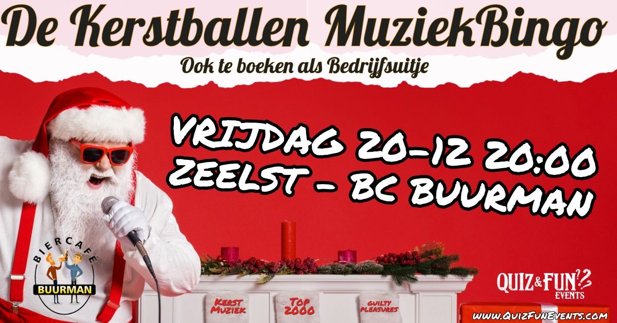 Kerstballen Muziekbingo | Zeelst