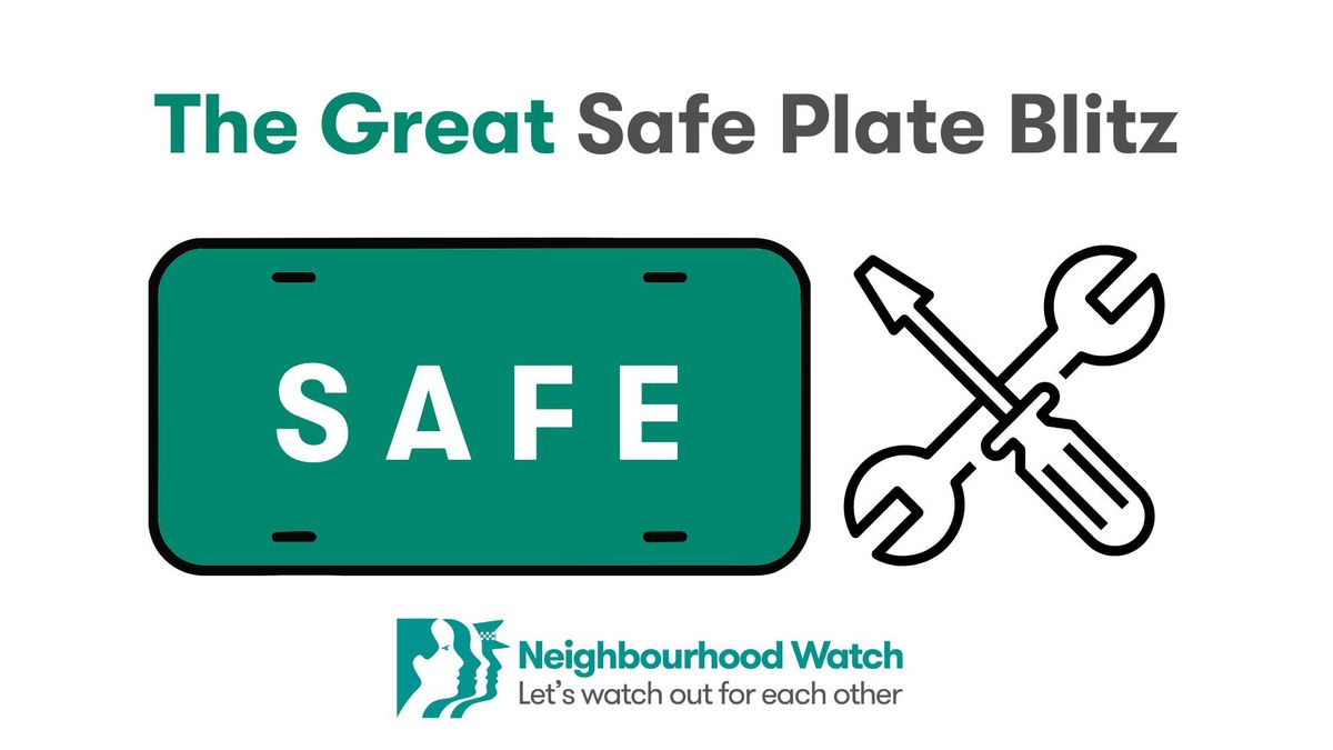 Parkmore Shopping Centre Safe Plate 