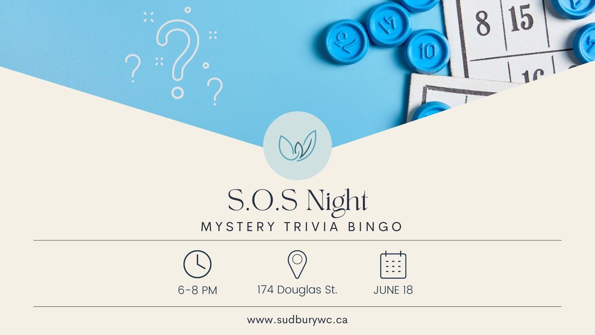 S.O.S. Night: Mystery Trivia Bingo
