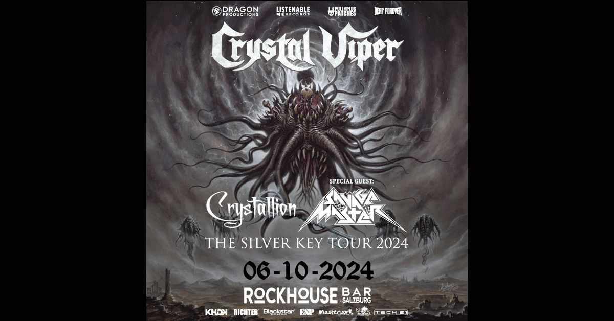 CRYSTAL VIPER \/ SAVAGE MASTER - The Silver Key Tour 2024