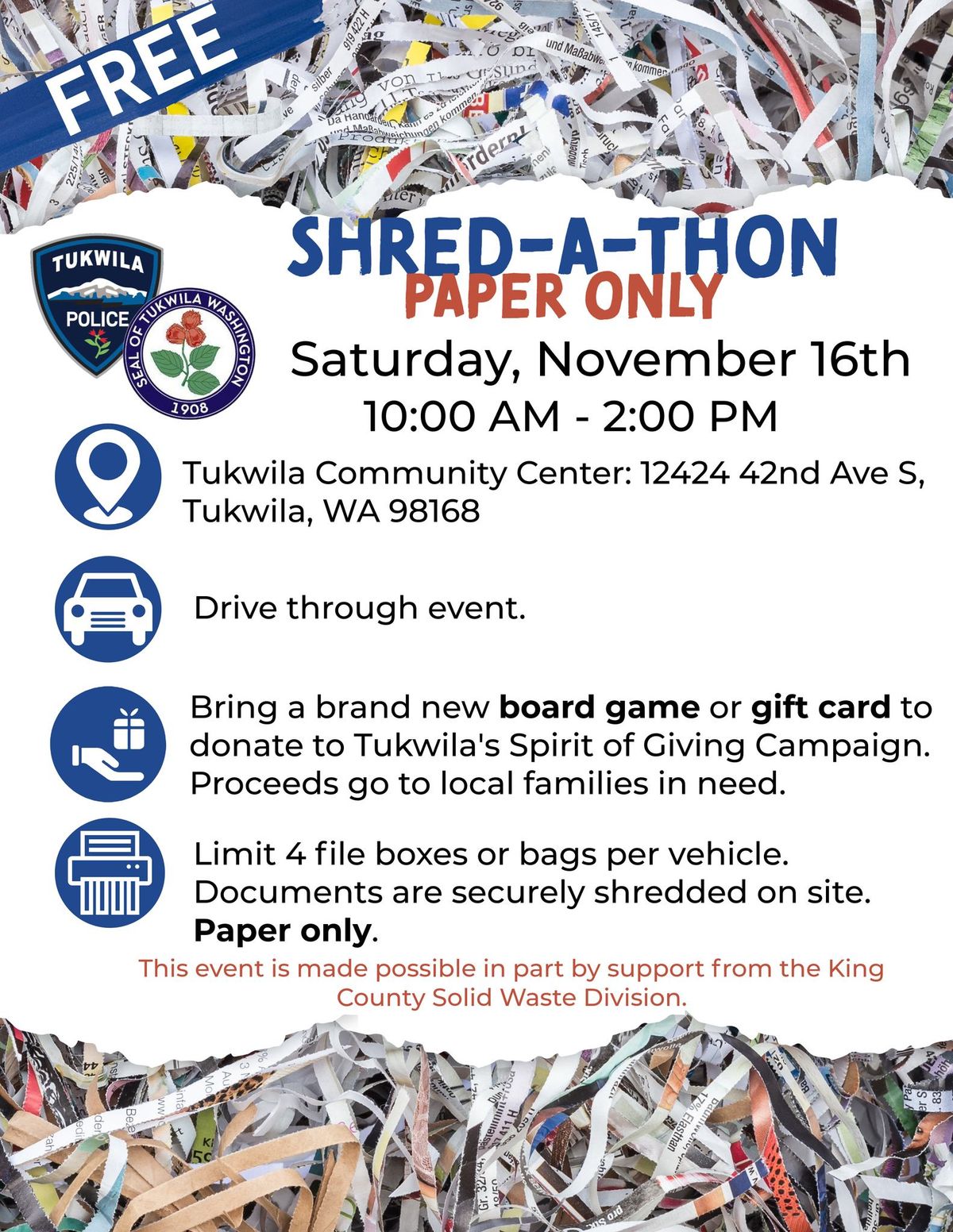 Shred-a-thon