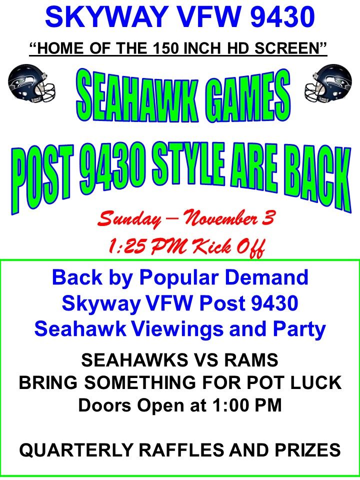 Seahawk Viewing