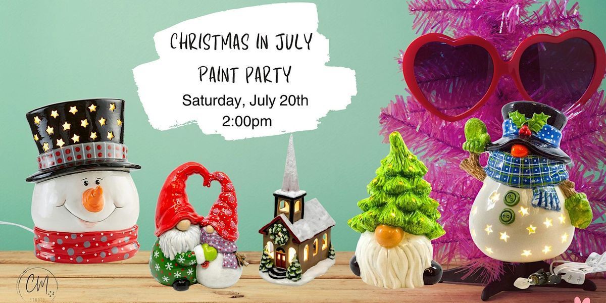 Christmas in July Ceramics Event