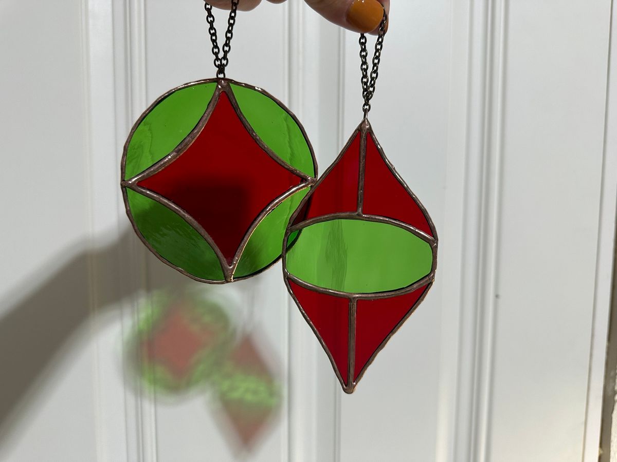 Stained Glass Classes for Christmas Ornaments