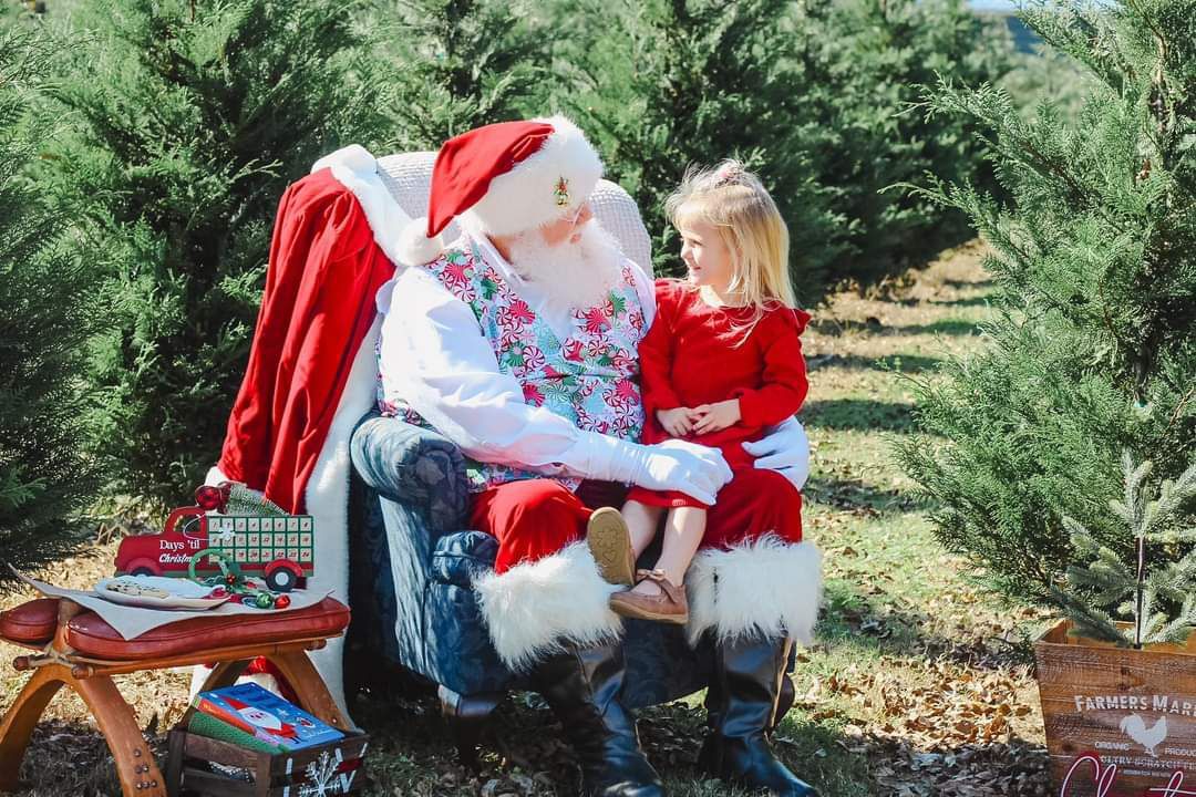 Santa on the farm