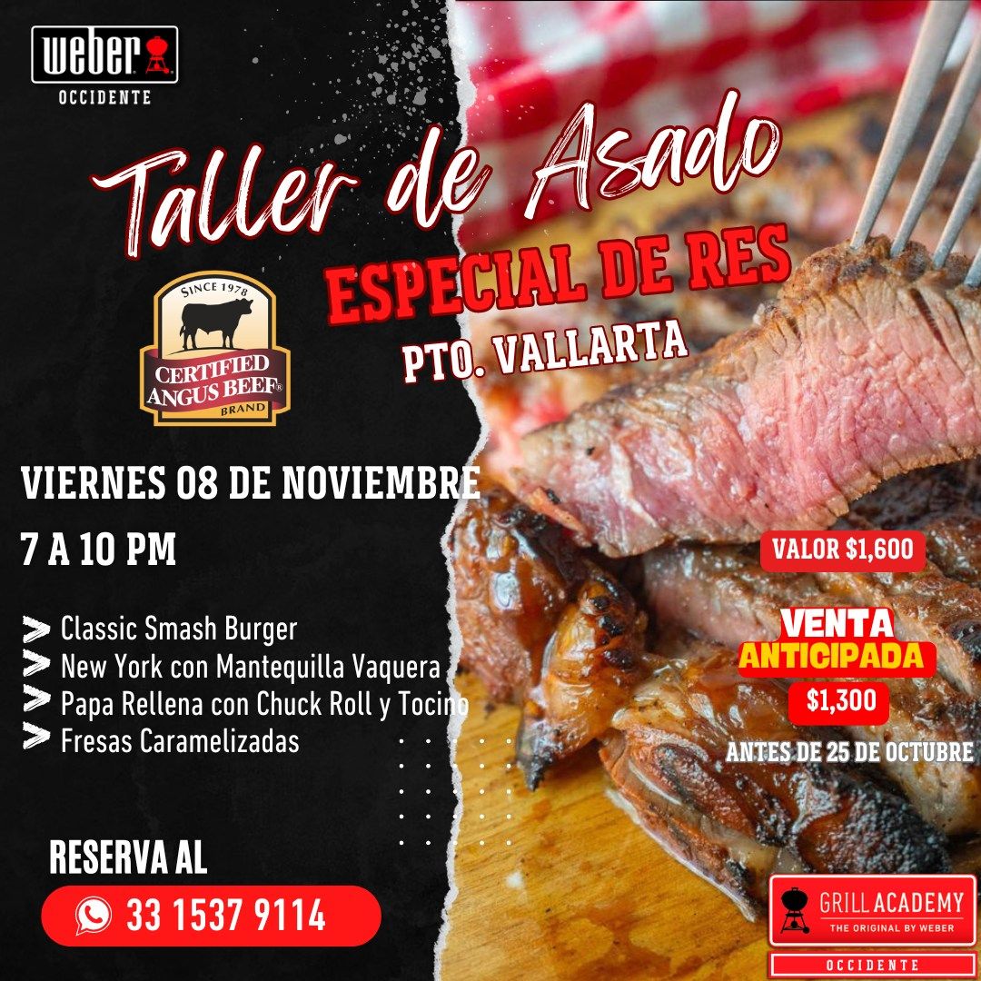 Taller de Asado: Especial de Res Puerto Vallarta