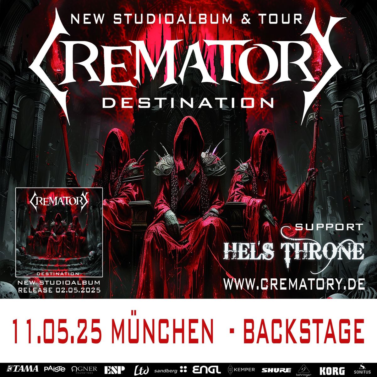 CREMATORY live im Backstage M\u00fcnchen