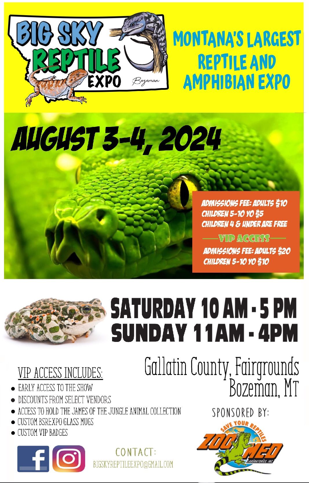 Big Sky Reptile Expo, Bozeman