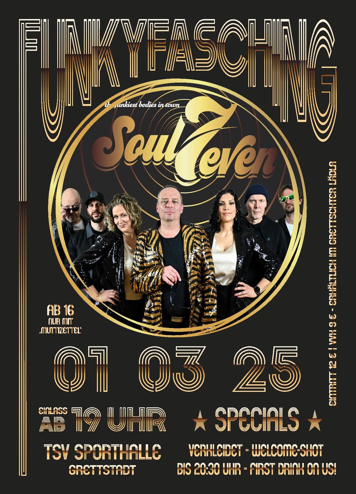 Funkyfasching mit Soul7even