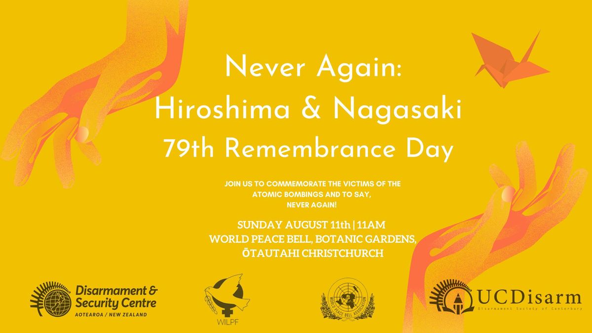 Hiroshima & Nagasaki Remembrance Day - 79 years on